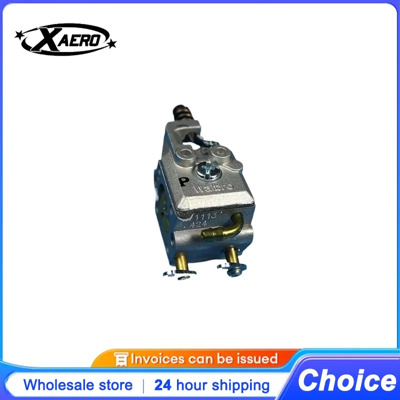 DLE55/55RA/61 Carburetor, High Performance Air Filter, Adjustable Fuel Mixture, Compatible with DLE55/61 RC Airplane Engine