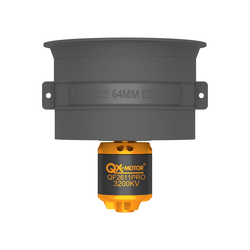 QX-MOTOR 64mm EDF QF2611PRO Ventola intubata a 5 pale con motore brushless 4000KV 3200KV 2900KV 40A 60A ESC per parte drone elicottero RC
