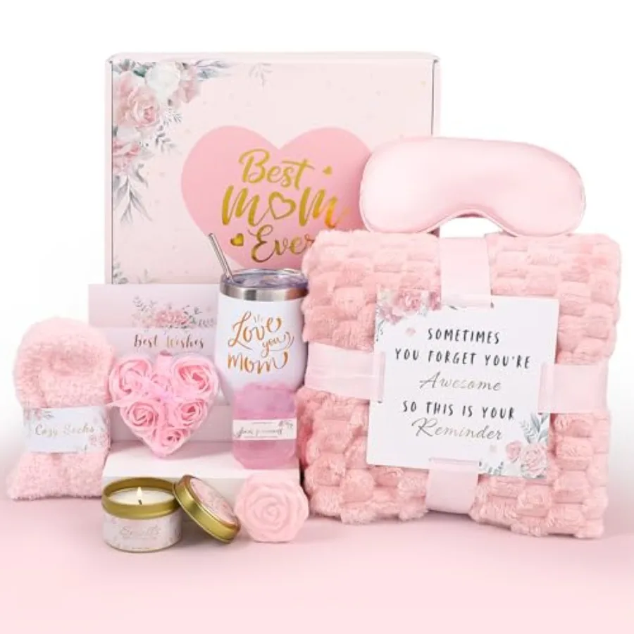 

Mothers Day Gifts for Mom Self Care Get Well Soon Gifts for Women Relaxing Spa Gifts Basket Care Package Unique Birthday Valent