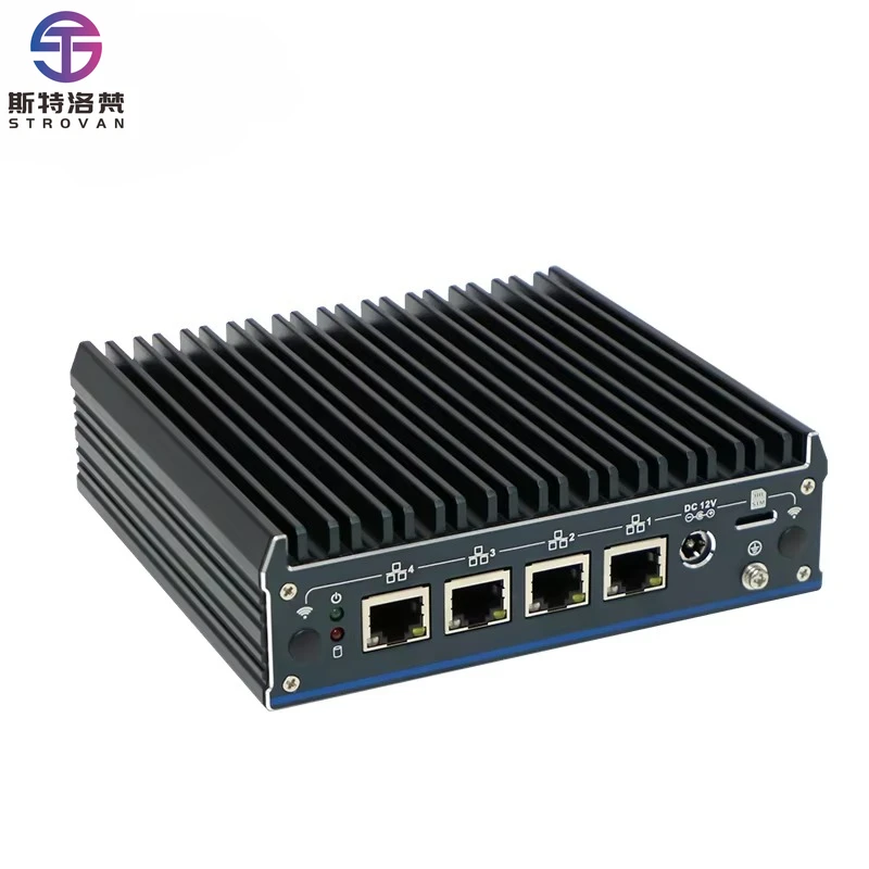 Dual Display Mini Pc Fanless Firewall Appliances in Tel I226V 2.5G LAN VPN Appliances