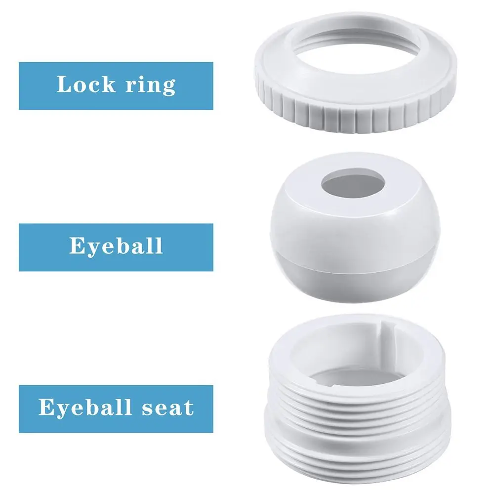 Universal Swimming Pool 1/2 inch opening Pool Jet Nozzles Pool Return Fittings Water Outlet Nozzles Flow Inlet Fitting