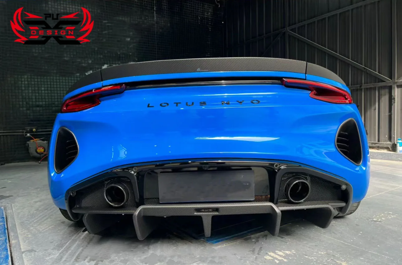 Auto Performance Parts Dry Carbon Fiber Car Bumpers OD Style Rear Diffuser Rear Lip For Lotus Emira Body Parts