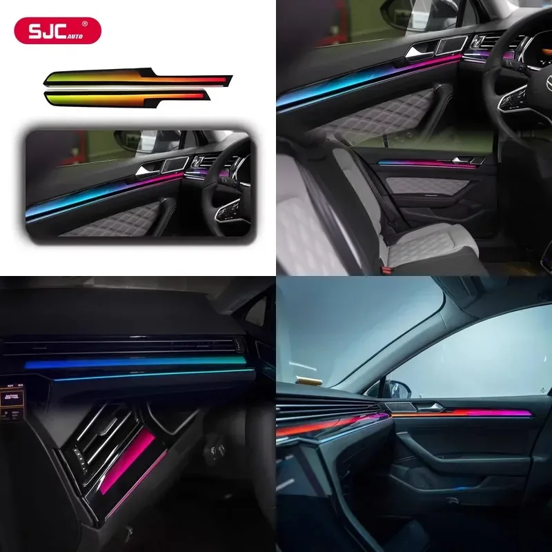 Hot Sale SJC 64 Color Car Ambient Light Symphony for B8 2017-2023 Dynamic Car Interior Lighting Accessories