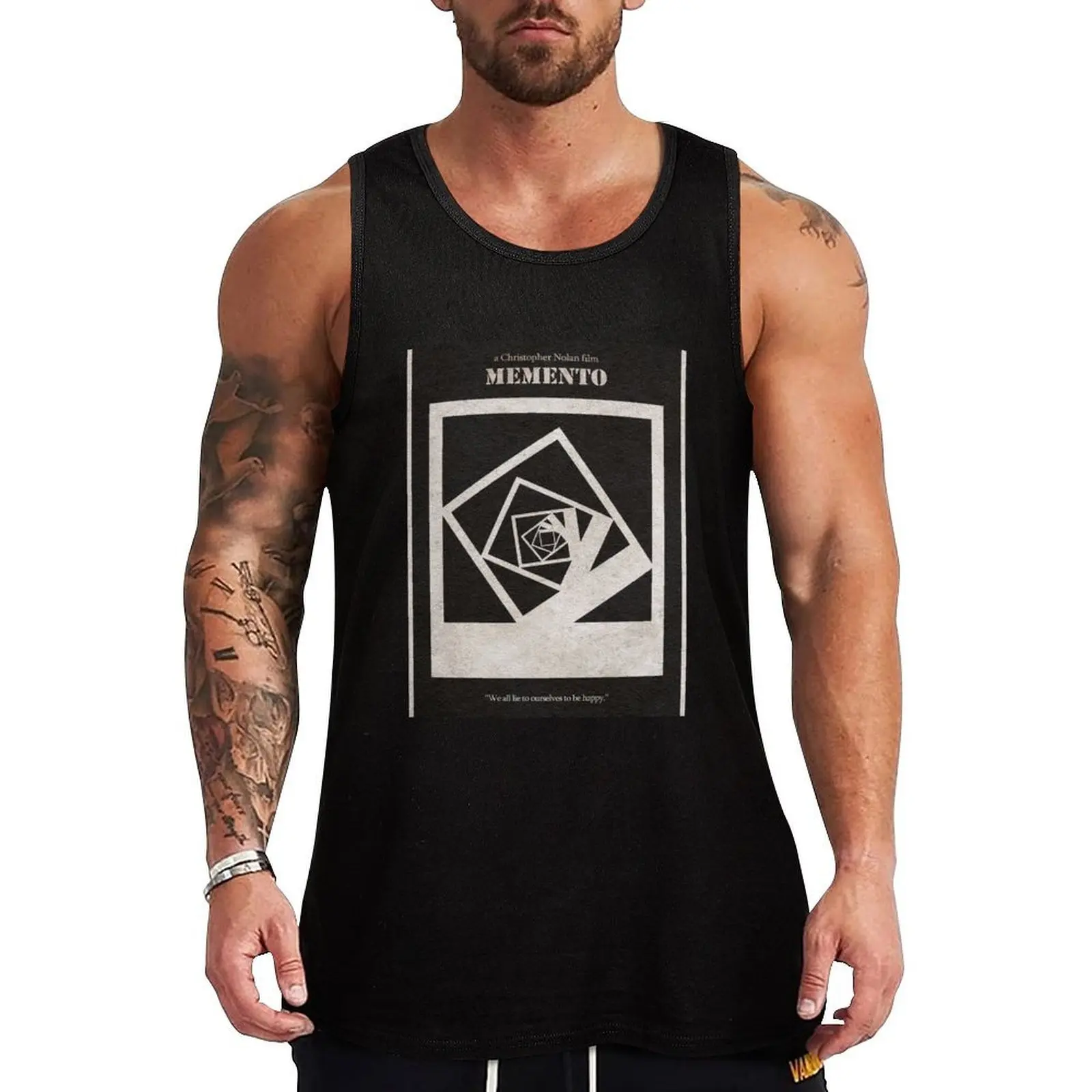 

Memento Tank Top Gym man clothes for men summer t shirt Japanese t-shirt
