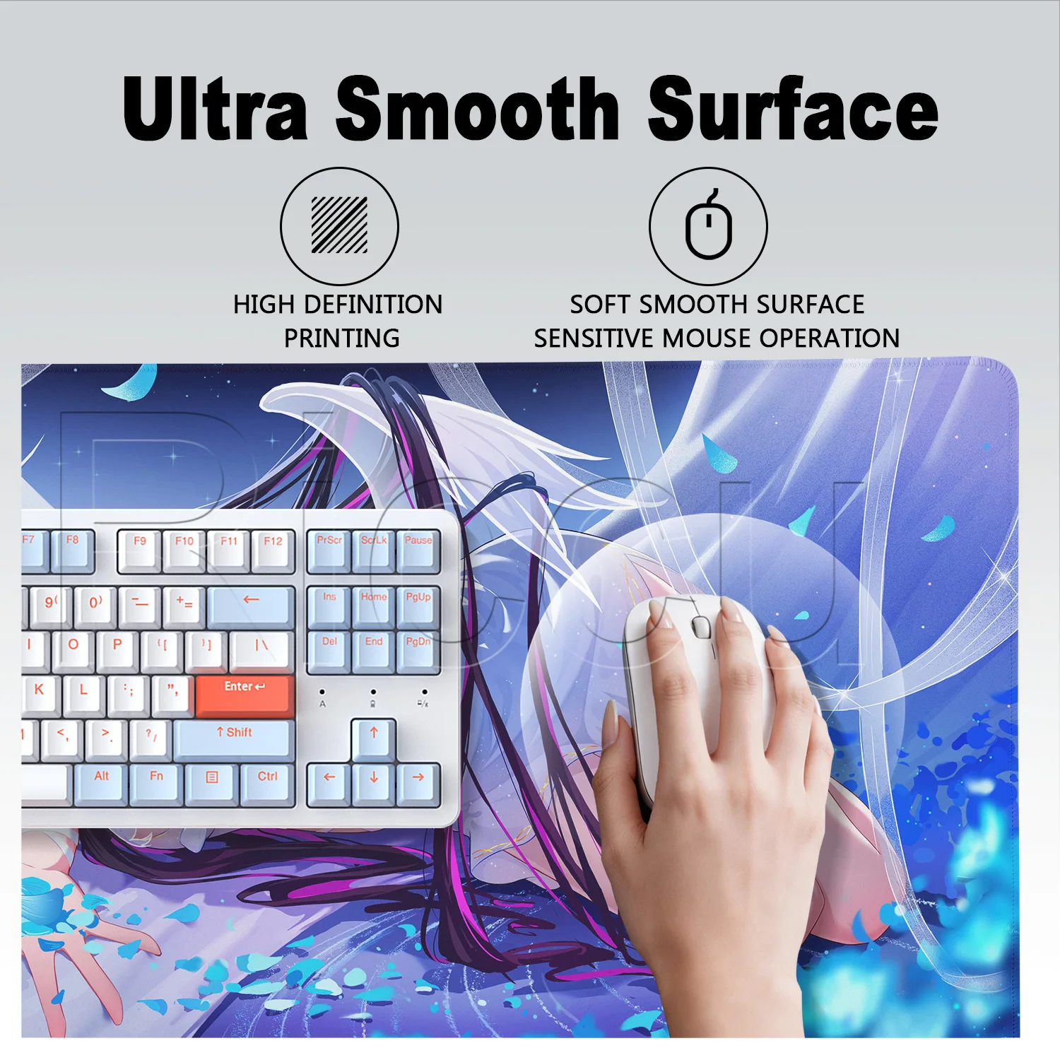 Mouse Pad Genshin Impact Colum - Gaming Keyboard High Ground review and price