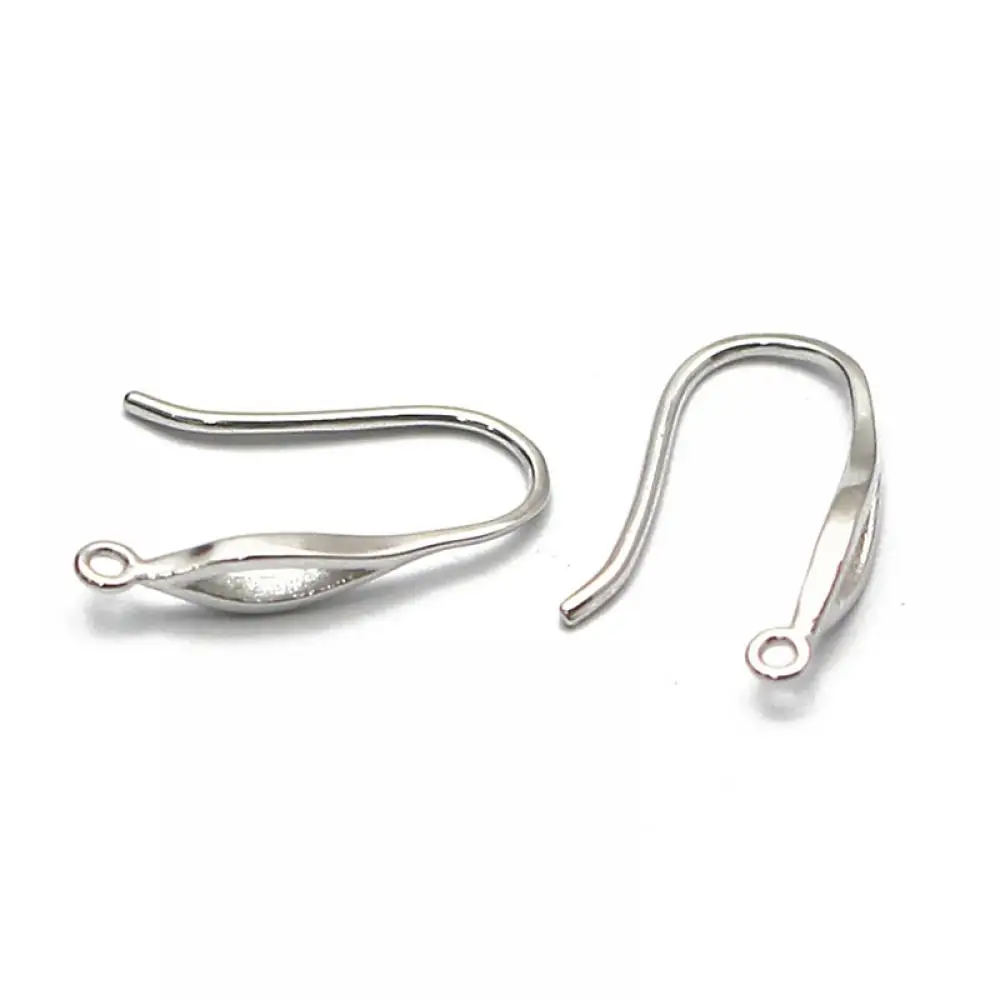 Beadsnice 2pairs Elegant 925 Silver Earring Hook Base Woman Jewelry Earring Wire Component Weddinng Party Jewelry Making ID36585