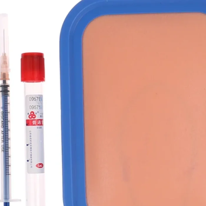 

Human Skin Venipuncture IV Injection Training Silicone Pad Model Venous Blood Drawing Practice Moudel Set