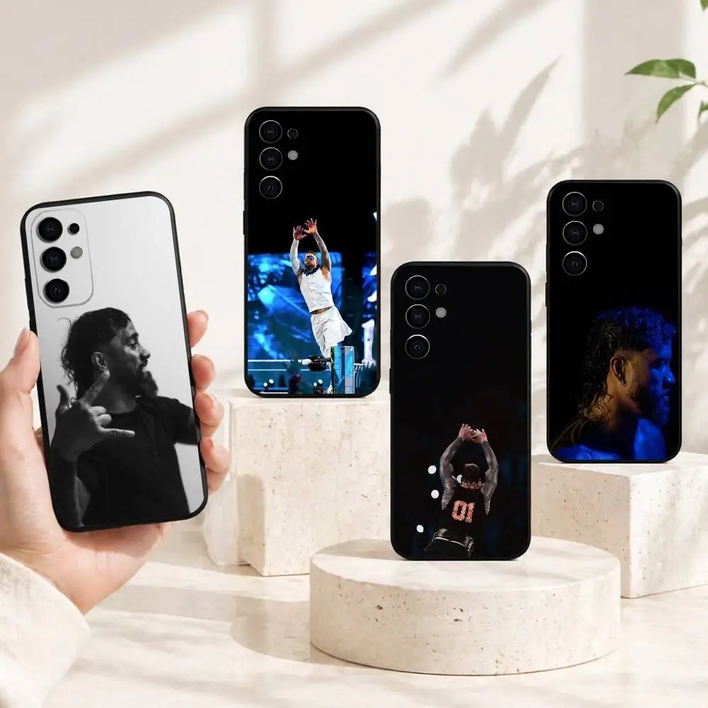 Professional wrestler J-Jey Uso Phone Case For Samsung S25,S24,S21,S22,S23,S30,Ultra,S20,Plus,Fe,Soft Silicone Black Cover