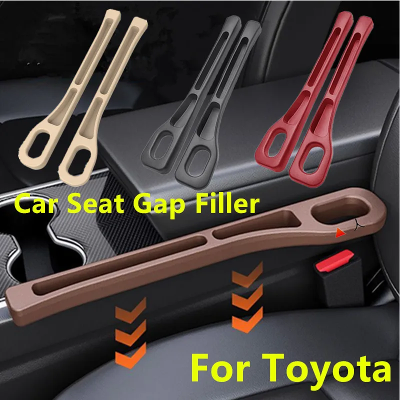 PU Car Seat Gap Leak-proof Filler Plug Strip With Slot Storage Filling Decor Strip For Toyota Crown JZS171 JZS171W JZX175 JZX171