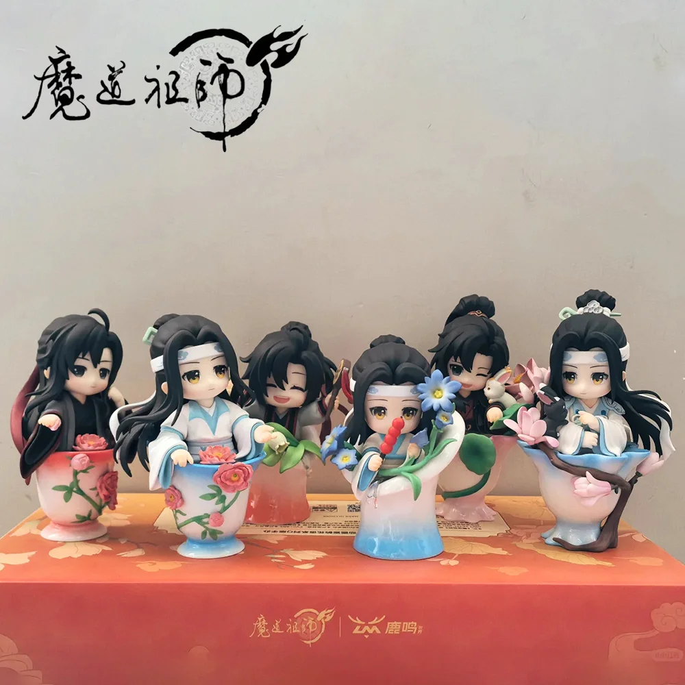 

Mo Dao Zu Shi Porcelain Rhyme Flower Language Series Blind Box Mdzs Q-Version Wei Wuxian Lan Wangji Figure Mystery Box Toy Gift