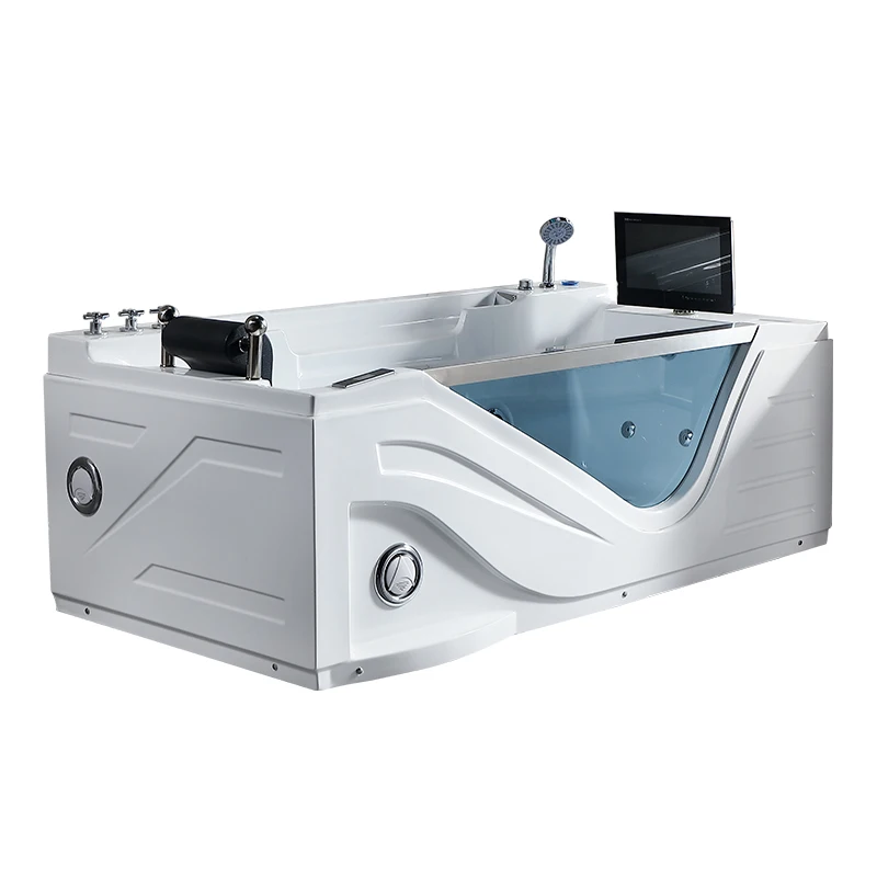 

Massage bathtub for couples, romantic couple villa bathtub with constant temperature heating, large bathtub