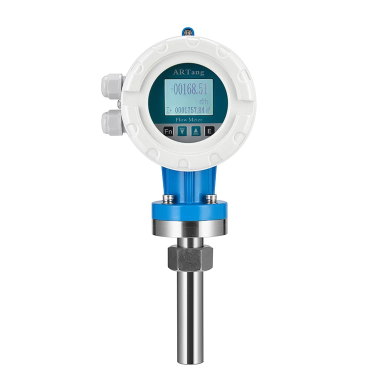 EMF Insertion Type Electronet Magnetic Flowmeter Waste Water Electromagnetic Flow Meter