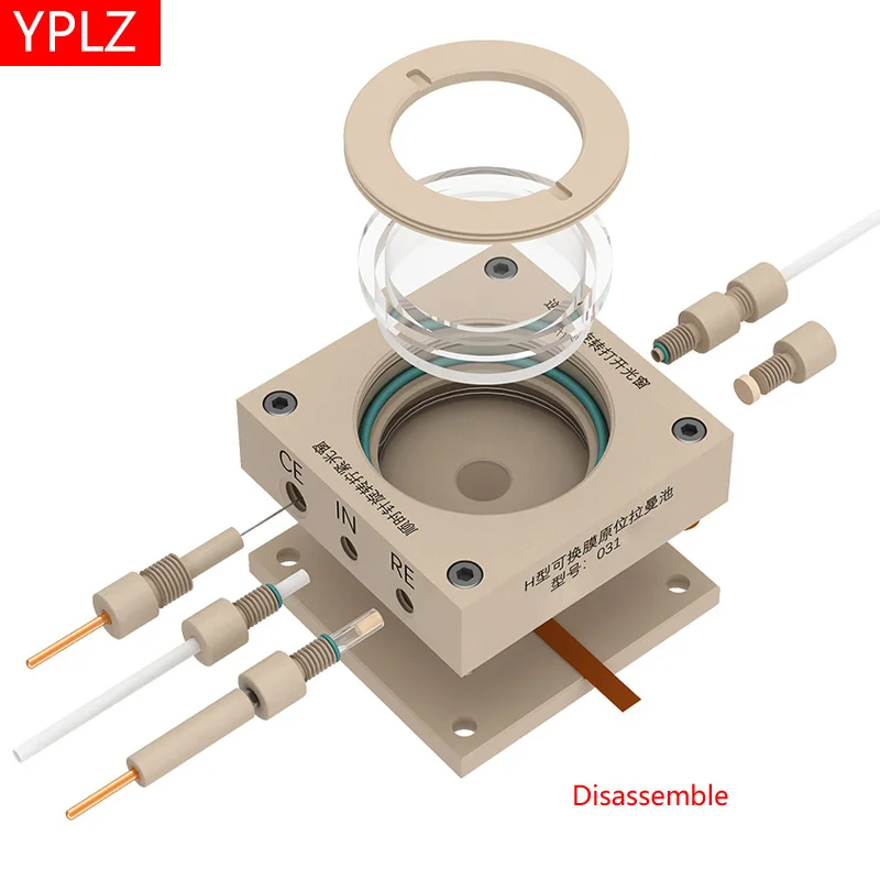 In situ Raman spectroelectrochemical cell