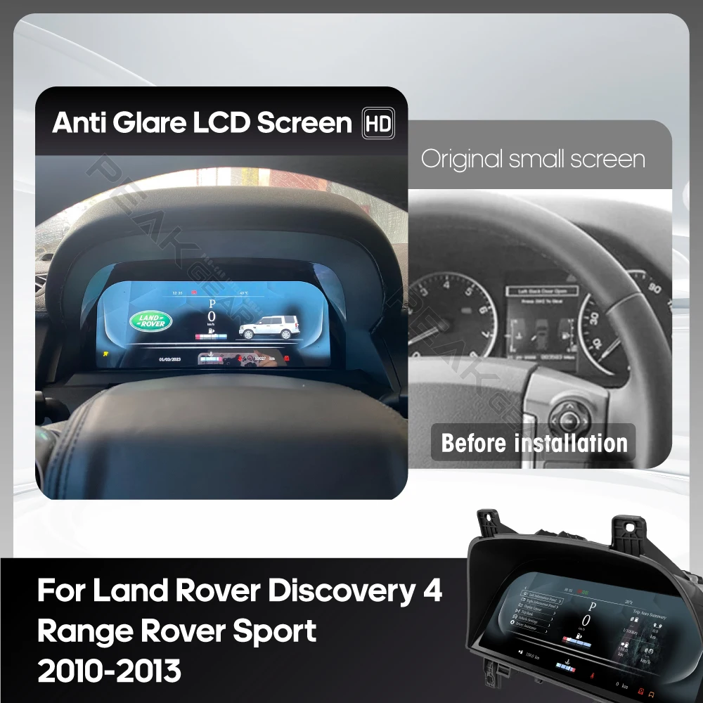 For For Land Rover Discovery 4/ Range Rover Sport 2010-2013 Car Digital Cluster LCD Dashboard Player Cockpit Virtual Instrument