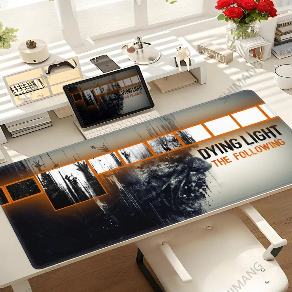 

game survival D-Dying Light Mouse Pad Large Gaming Mousepad with Stitched Edges Thickened Desk Mat PC