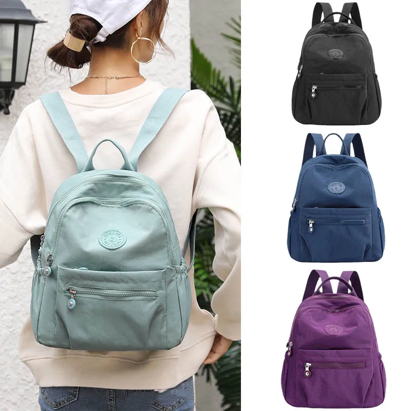 Travel School Shoulder Bag Women Lady Small Backpack Large Capacity Fashion Women Lightweight Book Bag