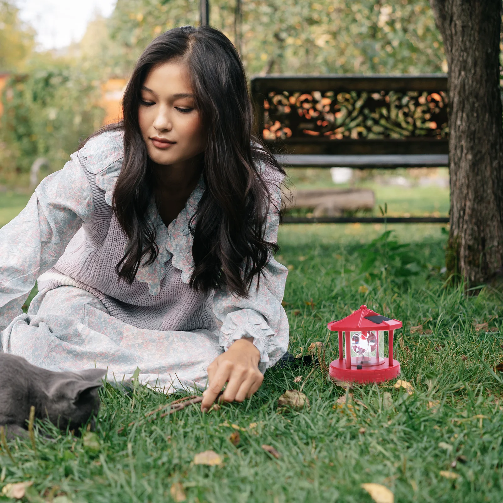 

Beacon Tower Led Light Outdoor Garden Lamp Lawn Yard Pathway Decor Solar Powered Lights Waterproof Decorative Solar Lamp