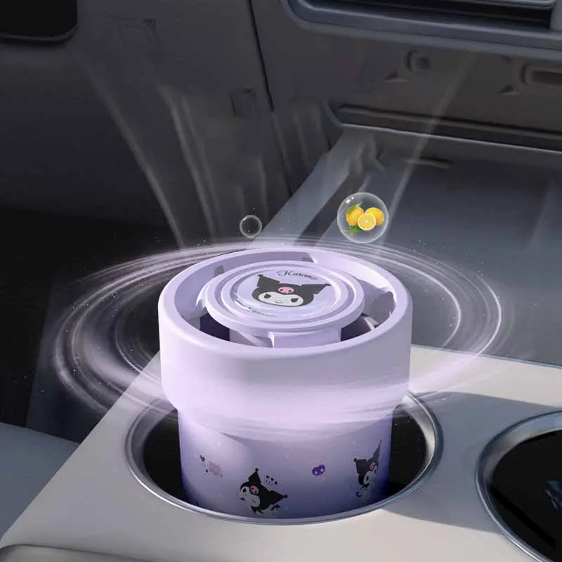 Sanrio – aromathérapie pour voiture, crème solide, parfum de fleur, dessin animé Hello Kitty Kuromi, accessoires de décoration de voiture, cadeau de Festival