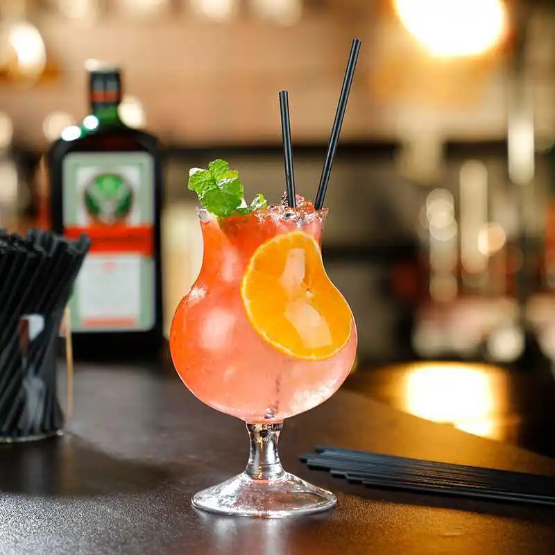 شفاطات عصير ملفوفة بشكل فردي - شفاطات شاي فقاعات رفيعة للعصائر والبوبا والمشروبات وشفاطات ورقية قابلة للتحلل البيولوجي