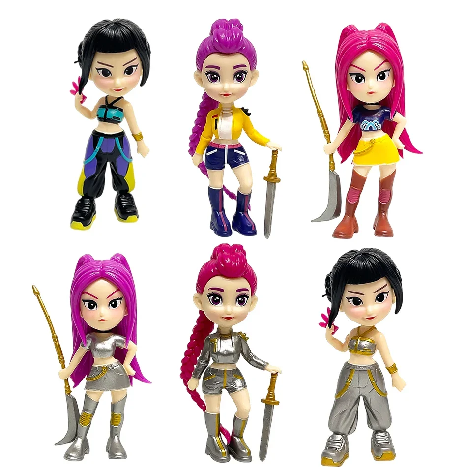 2026NEW Sorcière Chasseur Squa Rumi Zoe Mira anime polychlorure de vinyle collection de personnages bibelots de bureau Cadeau du Nouvel An pour Enfants