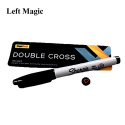 Double Cross by Mark Southworth (1 X Stamper + 1 Heart Stamper) Magic Tricks Magician Close Up Illusions Gimmick Mentalism Magia