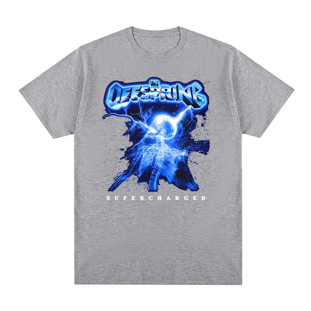 Squelette suralimenté 2025 nouveau TEE The Offspring Grunge BAND t-shirt été Hip Hop t-shirt court 100% coton t-shirts de haute qualité