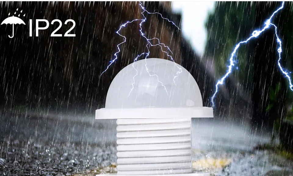PIR-Bewegungsmelder Intelligenter Schalter für Innen- und Außenbereich Infrarot-Lichtsensor 110V 220V Zeitverzögerungsmodus Einstellbarer Beleuchtungsschalter – Detail 10