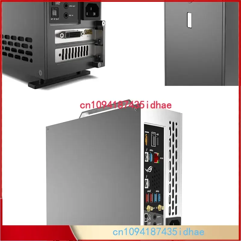 Lzmod Mini A24-V5 2.0 Dual Slot Independent Display 1U Netzteil ITX-Gehäuse Doppelseitige Fase