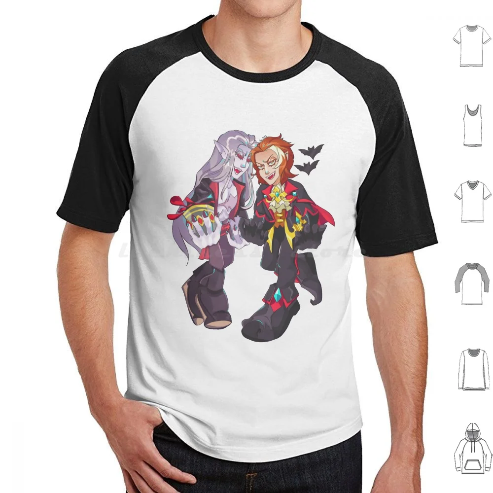 Brawlhalla Halloween! Volkov And Caspian T Shirt Cotton Men Women Diy Print Brawlhalla Brawlhallavolkov Brawlhallacaspian