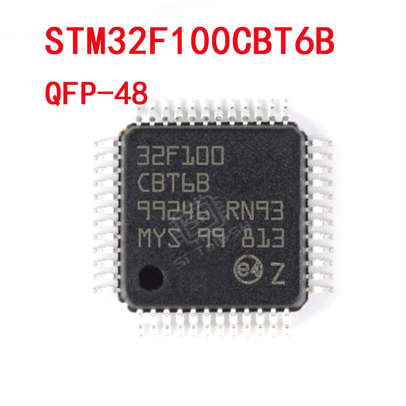 1 قطعة STM32F100C8T6B C4 C6 CBT6B R8T6B RB RC V8T6B VB VC VD VET6B STM32F100 32 بت ذاكرة فلاش متحكم MCU رقاقة