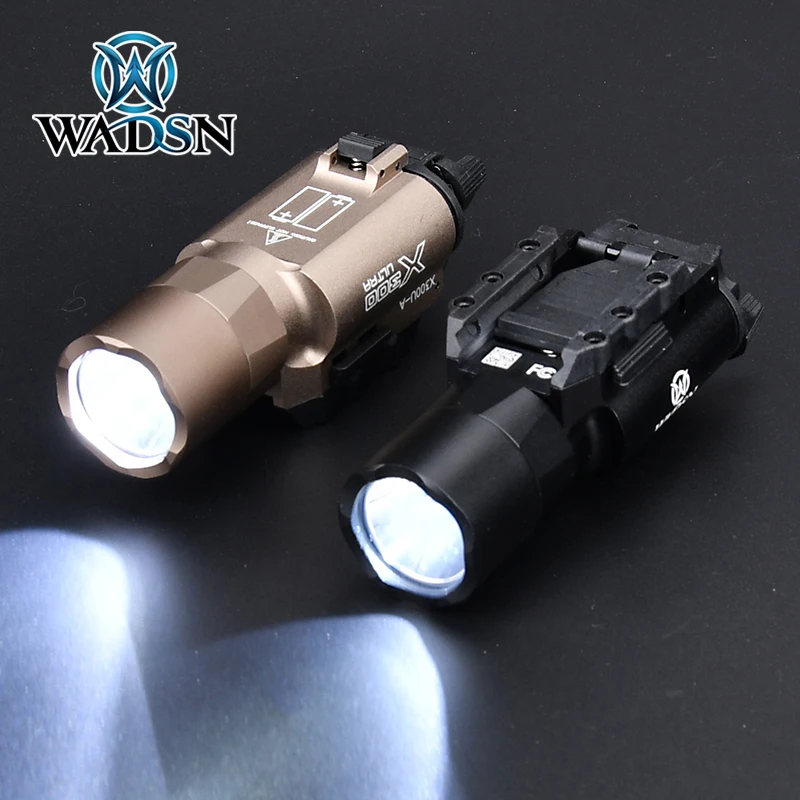 

WADSN Tacitcal X300U x300 Ultra Surefire Flashlight Light For Picatinny Rail AR15 M4 HK416 Airsof Accessories Weapon Gun