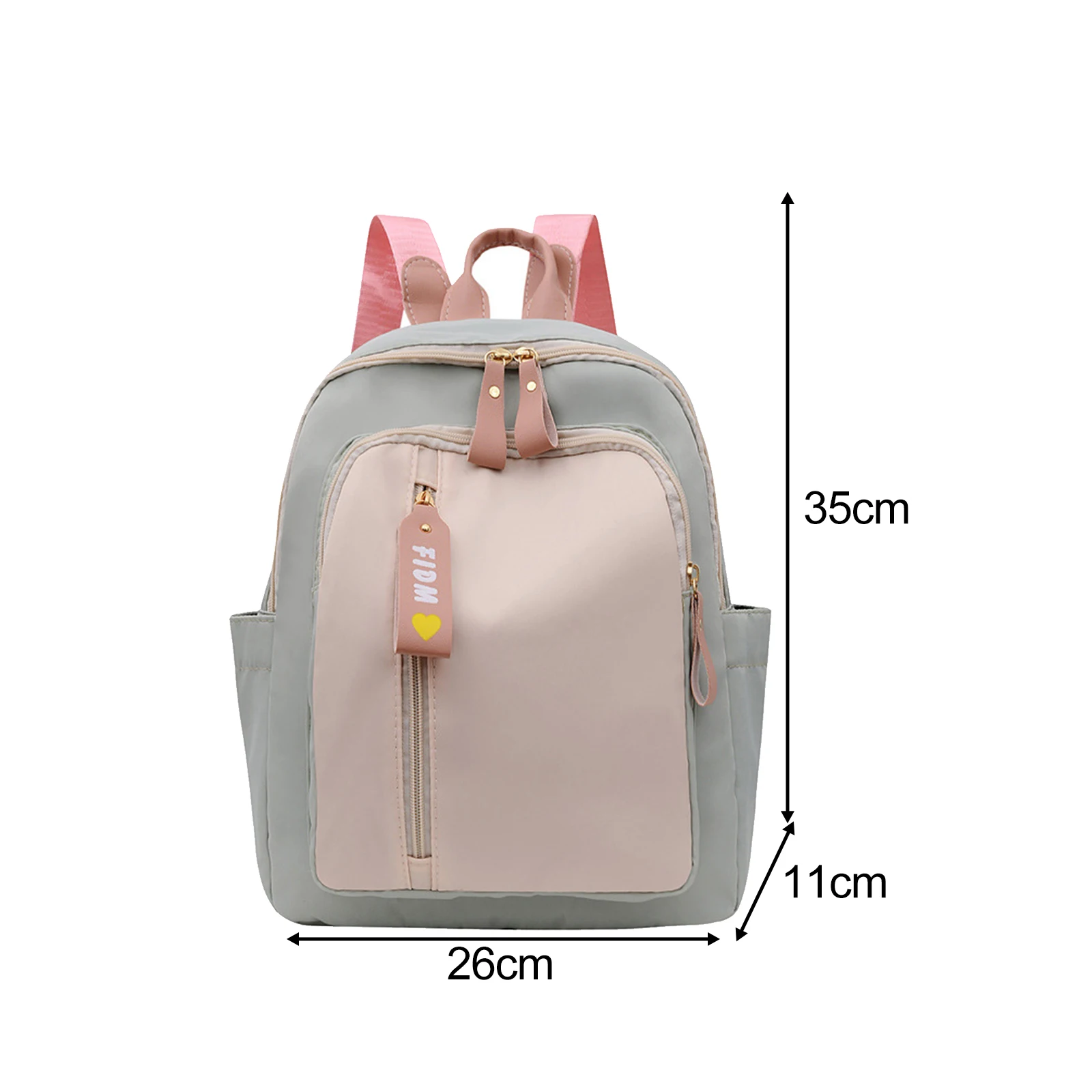 Grande capacidade portátil durável mochila de nylon leve, mochila para viagens, compras, meninas, moda adolescente, interior e exterior