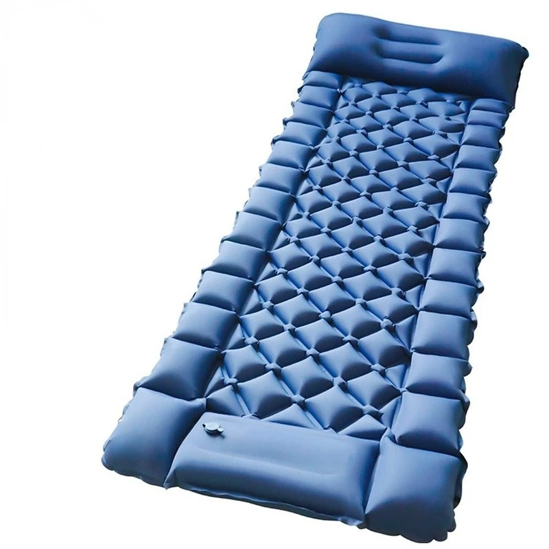 Outdoor Supplies Inflatable Mattress Portable Camping Beach Inflatable Pad TPU Stitching Foot Inflatable Mattress Recliner Chair