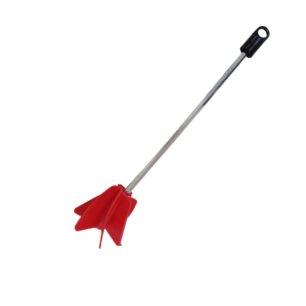 1pc Paint Mixer Bit 1/4in Shank Connecting Rod Shank Steel And ABS Stirring Rod Paint Mixer Bit Reusable Paint Resin Mixer Tools