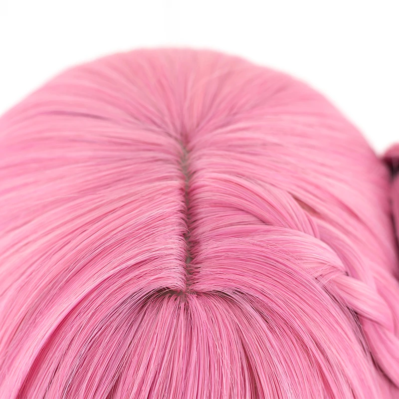 ROLECOS-Peluca de Cosplay de diosa de la victoria para mujer, pelo sintético resistente al calor, color rosa, 100cm, NIKKE