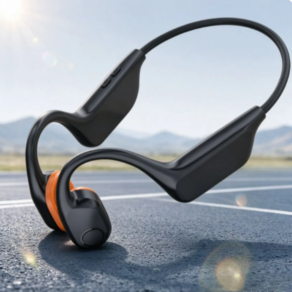 QCY Bone Conduction Bluetooth Noise Reduction Waterproof Earphones Open Type Ultra Long Endurance Card Insertion Run Swimming