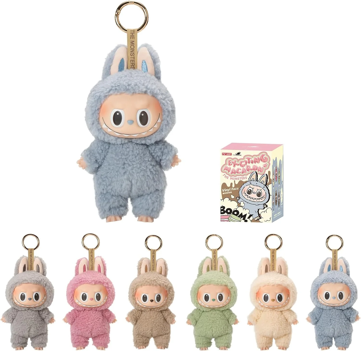 

POP MART LABUBU Blind Box THE MONSTERS Exciting Macaron Mystery Box Kawaii Anime Action Figures Fidgets Toys Plush Pendant Gift