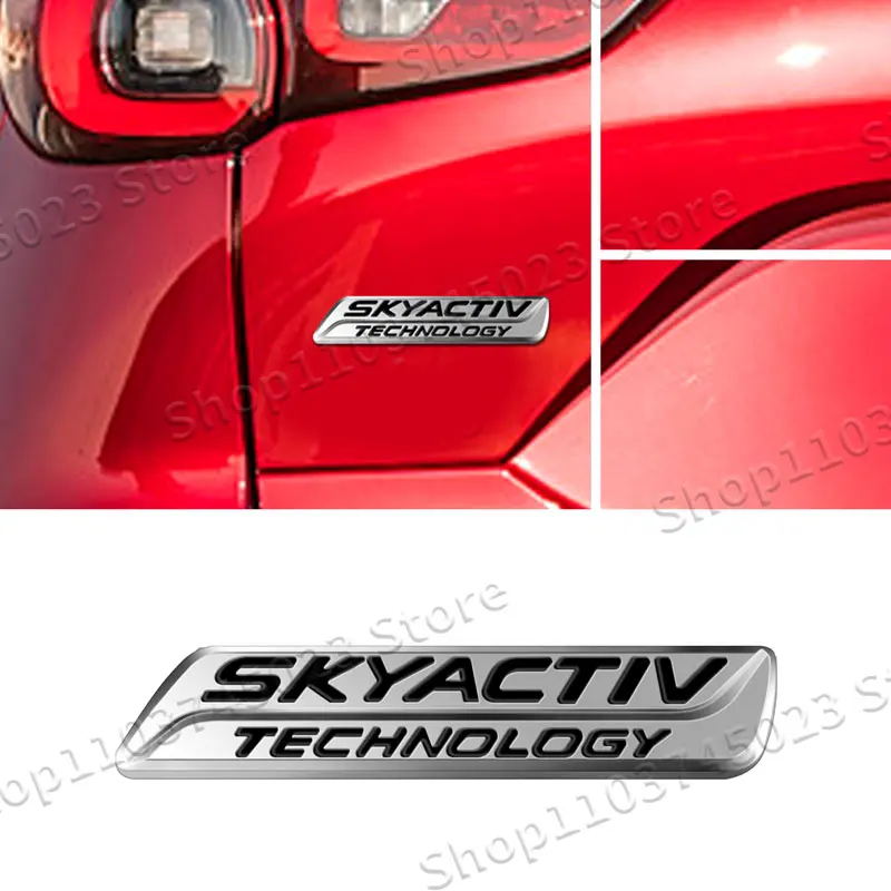 ABS 3D Car Styling Emblem Rear Trunk Badge Fender Sticker Body Decal For Mazda Skyactiv Logo CX-3 CX3 CX-5 CX5 CX-7 CX7 Axela