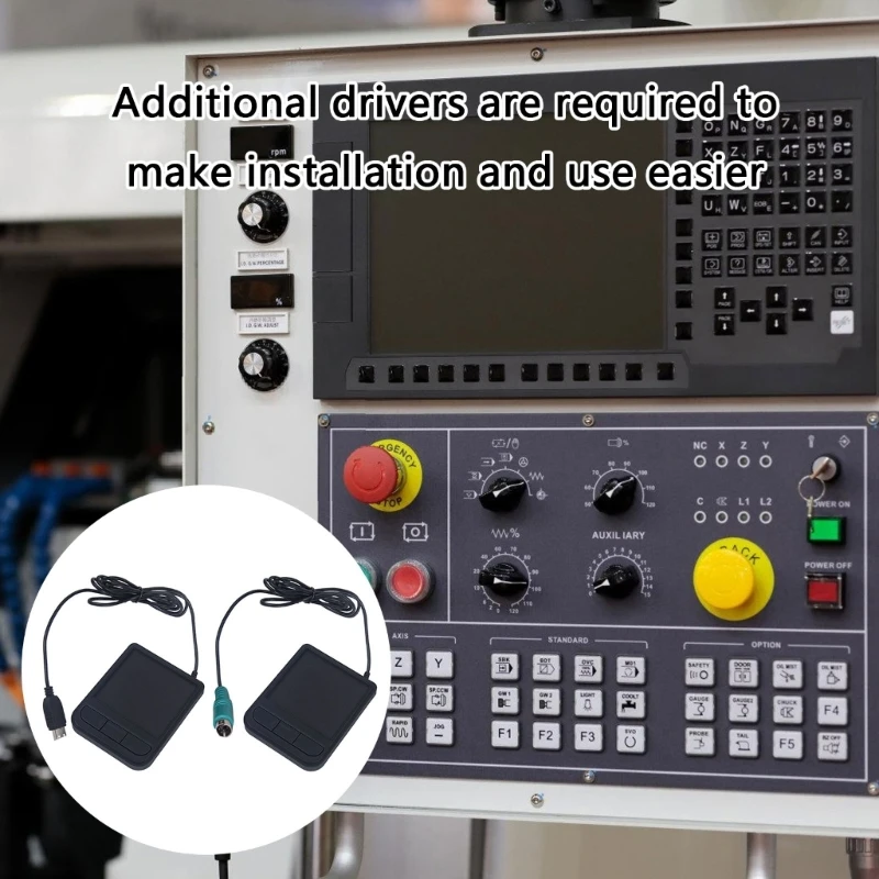 

Embedde Three Button Wire USB Touchpad with Touch Capabilities for Industrial Automation Systems Durability USB Cable 896C