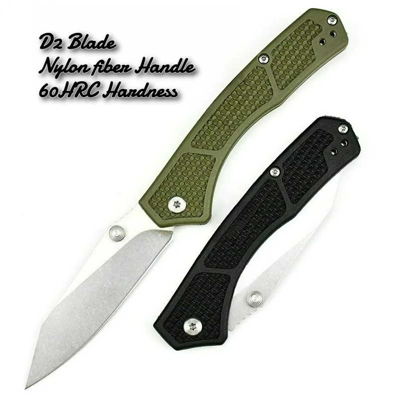 

KS2033 Folding Pocket Knife D2 Steel blade edc multitool knives utility kitchen cutting outdoo selbstverteidigung tactical knife
