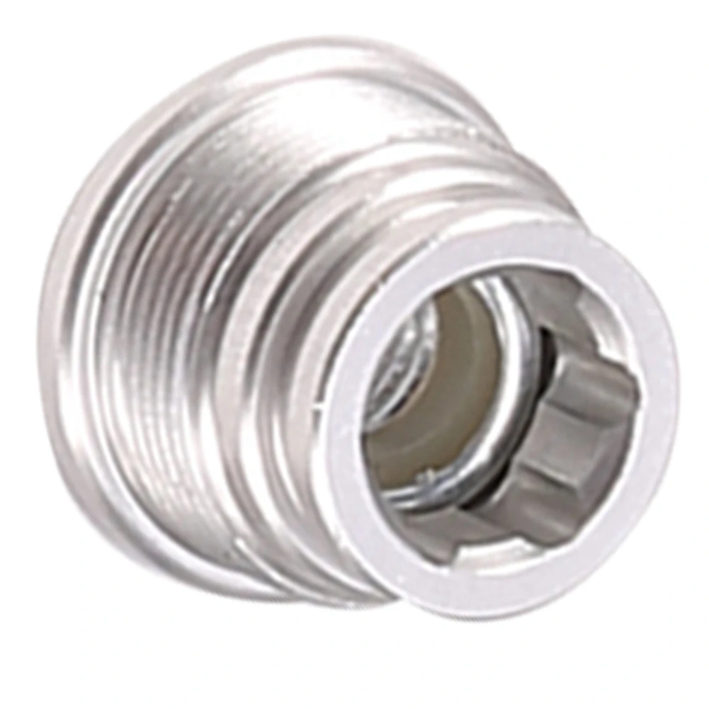 น็อตล็อคกลางอะลูมิเนียม ABWE-8PCS ฝาครอบล้อโลหะ สำหรับ Axial SCX10 Traxxas TRX4 1/10 อะไหล่รถบังคับวิทยุ, สีเงิน