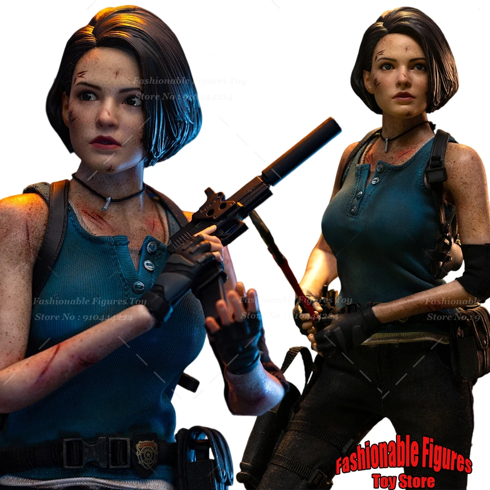 

SWTOYS FS073 1/6 Women Soldier Jill Female Police Officer Battle Damage Edition Full Set 12Inch Action Figure Model Best Fans Co