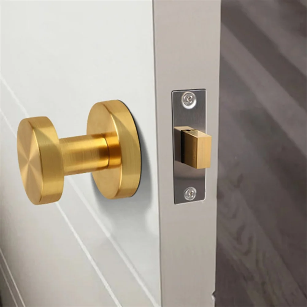 

Black Invisible Door Lock Bedroom Door Lock Minimalist Handle Sleek Design Versatile Application For Background Wall Doors