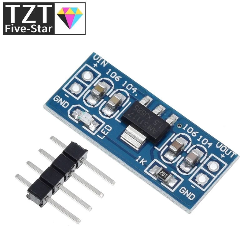 AMS1117 1.2V 1.5V 1.8V 2.5V 3.3V 5V power supply module AMS1117-5.0V power module AMS1117-3.3V For diy kit