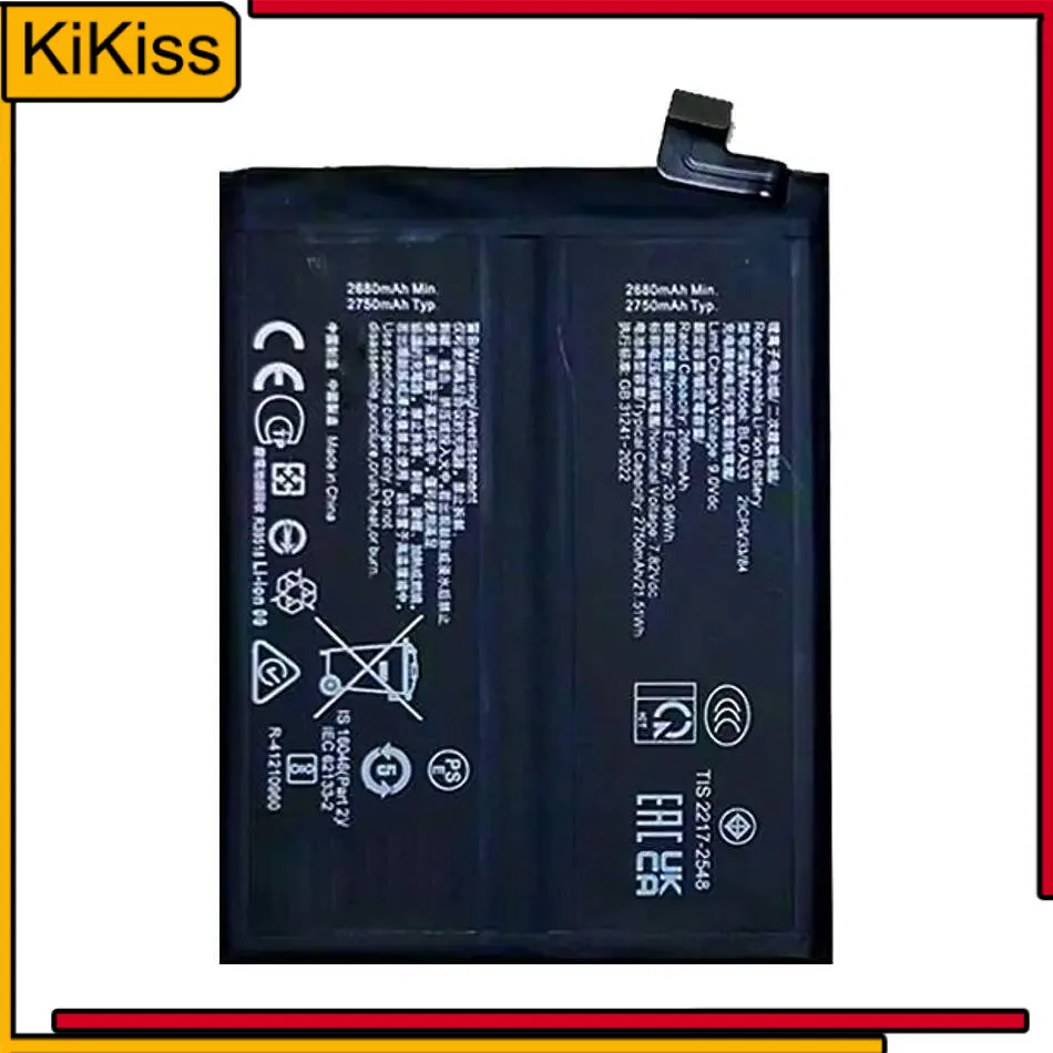 

For Oneplus Ace 3 BLPA33 Mobile Phone Battery Good Low-Temperature Performance Nan