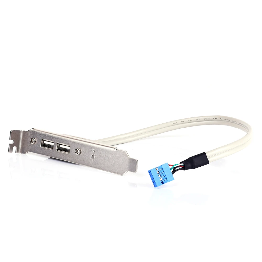 Motherboard Extension Cord Usb2.0 Add Computer Usb Interface 2 Usb Interface Double Port Usb Expansion Baffle Baffle Wire