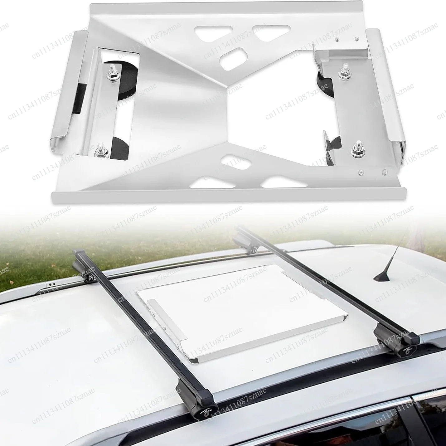 Stainless Steel 3rd Generation Roof Magnetic Mounting Kit, Strong Suction for Car Top Accessories and Luggage