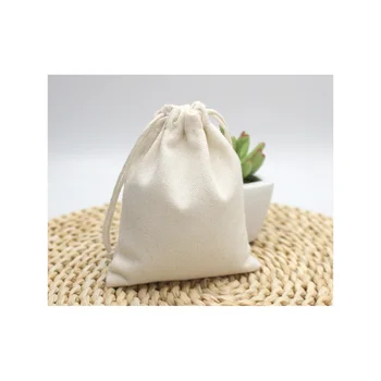 Kreative Süßigkeiten Geschenk beutel Sublimation leer Neujahr Weihnachts baum hängen Leinen beutel Kordel zug Taschen für Wärme übertragungs druck