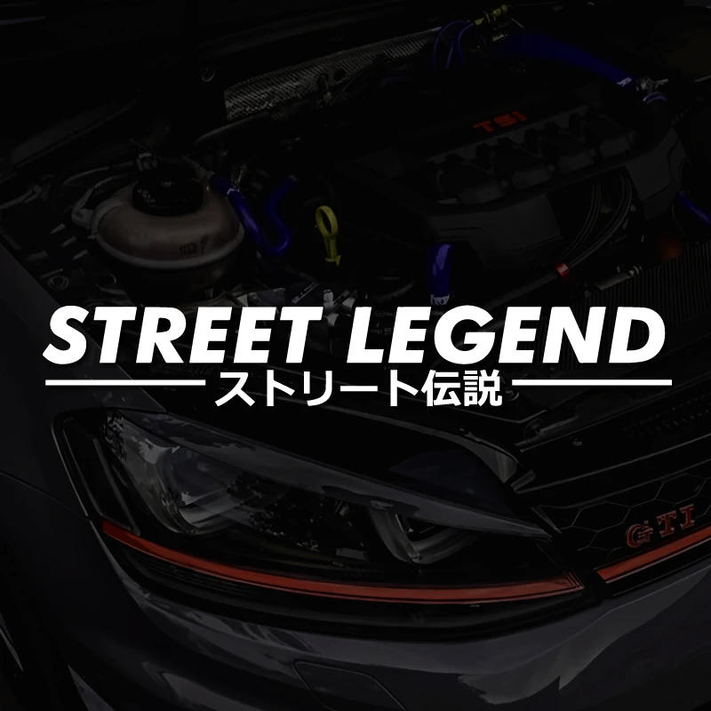 Street Legend Japanese JDM Decals CreativeFunny Stickers for Cartoon Fans&Lover, High Quality for Car Trucks Motorcycles&Laptops