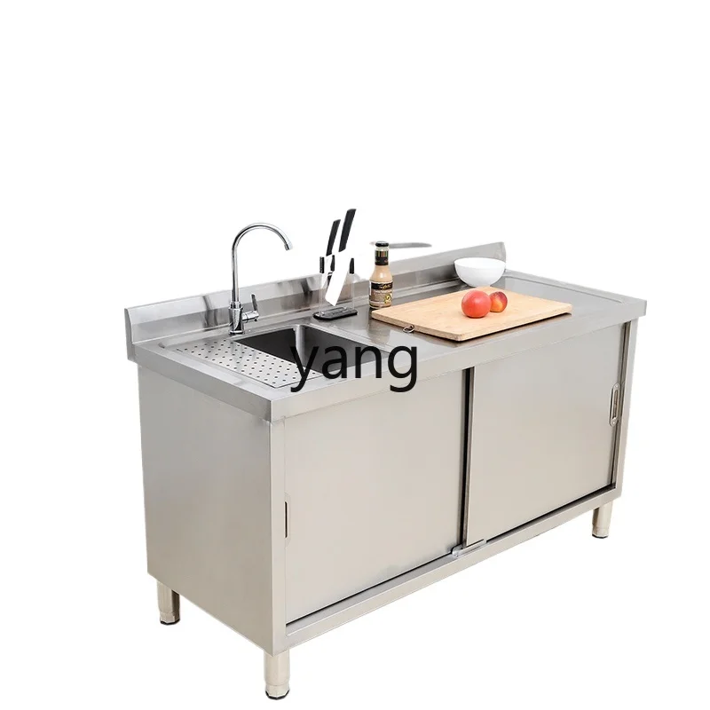 

LHCommercial Stainless Steel Drain Tank Pool Cabinet Operating Table Workbench Vegetable Wash Basin
